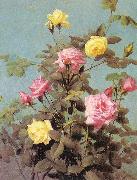 Lambdin, George Cochran Roses Spain oil painting reproduction
